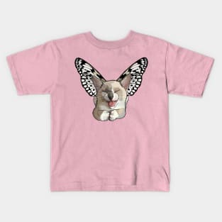 Tree Nymph Flitter Kitty Kids T-Shirt